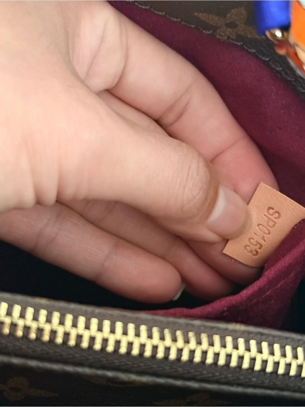 Louis Vuitton Brown Monogram Canvas Satchel with Scarf-Wrapped Handles